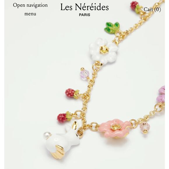 Les Nereides Enchanted Encounters Rabbit Charms Bracelet - Picture 3 of 12
